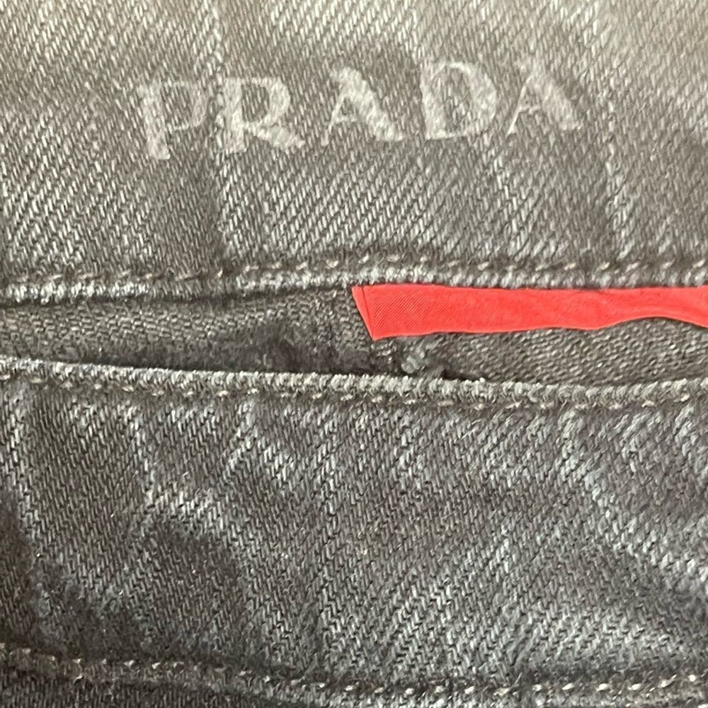 PRADA black denim Bermuda shorts - Picture 5 of 13